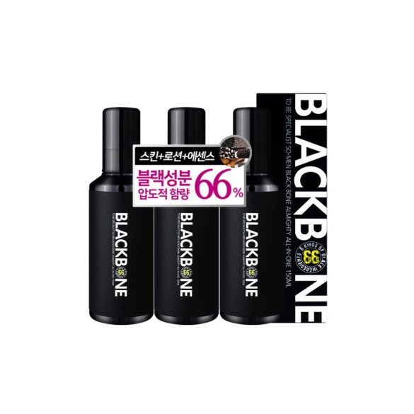 블랙본 올인원150ml3개 주름+미백+모공+피지 리뉴얼 쏘맨 블랙본 남성올인원 150ml 3개 